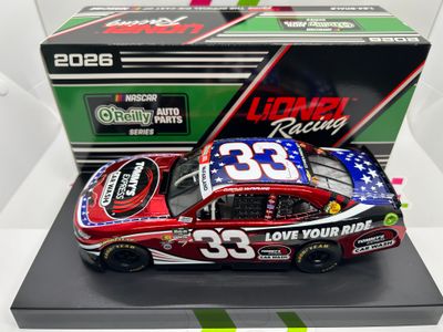 Cleetus McFarland 2026 Tommy's Express Car Wash 1:24 Color Chrome O'Reilly Auto Parts Series