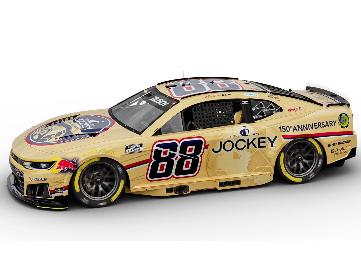 PRE-ORDER - Connor Zilisch Autographed 2026 Jockey 150th Anniversary 1:24 Nascar Diecast - FOIL NUMBER DIECAST