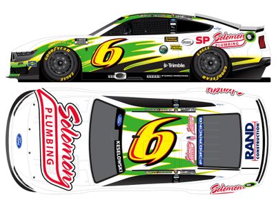 PRE-ORDER - Brad Keselowski 2026 Solomon Plumbing Throwback 1:24 Elite Nascar Diecast