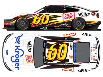 PRE-ORDER - Ryan Preece Autographed 2026 Kroger / Oscar Mayer / Heinz Throwback 1:24 Nascar Diecast