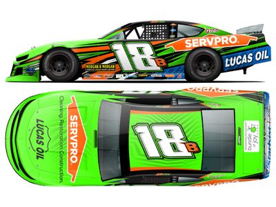 PRE-ORDER - Brexton Busch Autographed 2026 Servpro 1:24 Late Model Diecast