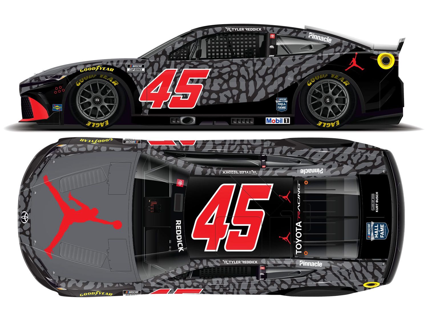 PRE-ORDER - Tyler Reddick 2026 Jordan Brand Las Vegas 1:24 Nascar Diecast