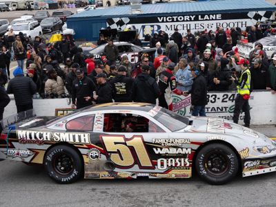 PRE-ORDER - Stephen Nasse 2026 Mitch Smith Racing Snowball Derby Raced Win 1:24 Late Model Diecast