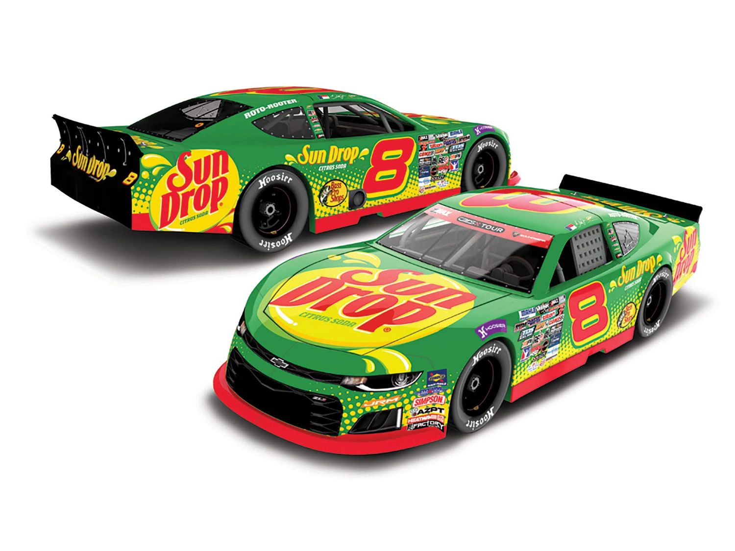 PRE-ORDER - Dale Earnhardt Jr. 2026 Sun Drop 1:24 Late Model Diecast
