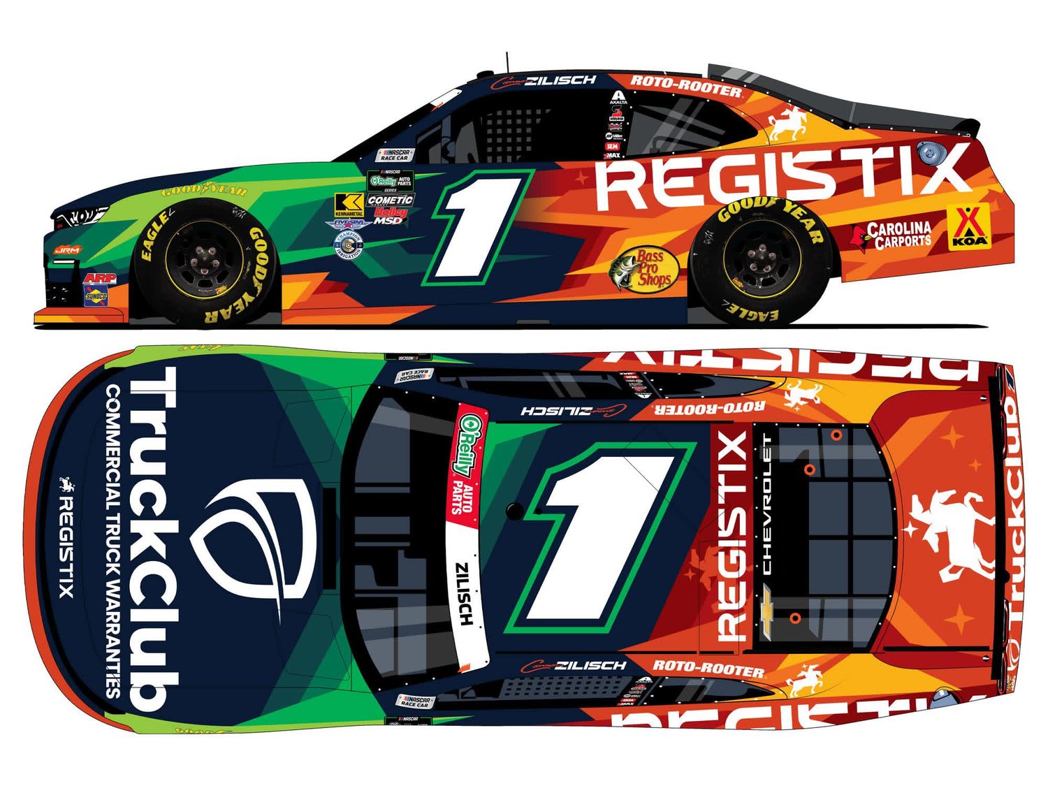 PRE-ORDER - Connor Zilisch Autographed 2026 Registix Truck Club 1:24 Nascar Diecast