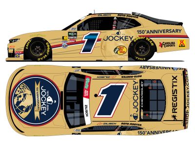 PRE-ORDER - Connor Zilisch Autographed 2026 Jockey 150th Anniversary 1:24 Nascar Diecast