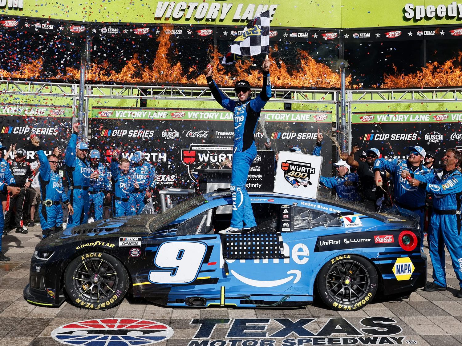 PRE-ORDER - Chase Elliott 2026 Amazon Prime Texas 5.3.26 Race Win 1:24 Elite Nascar Diecast