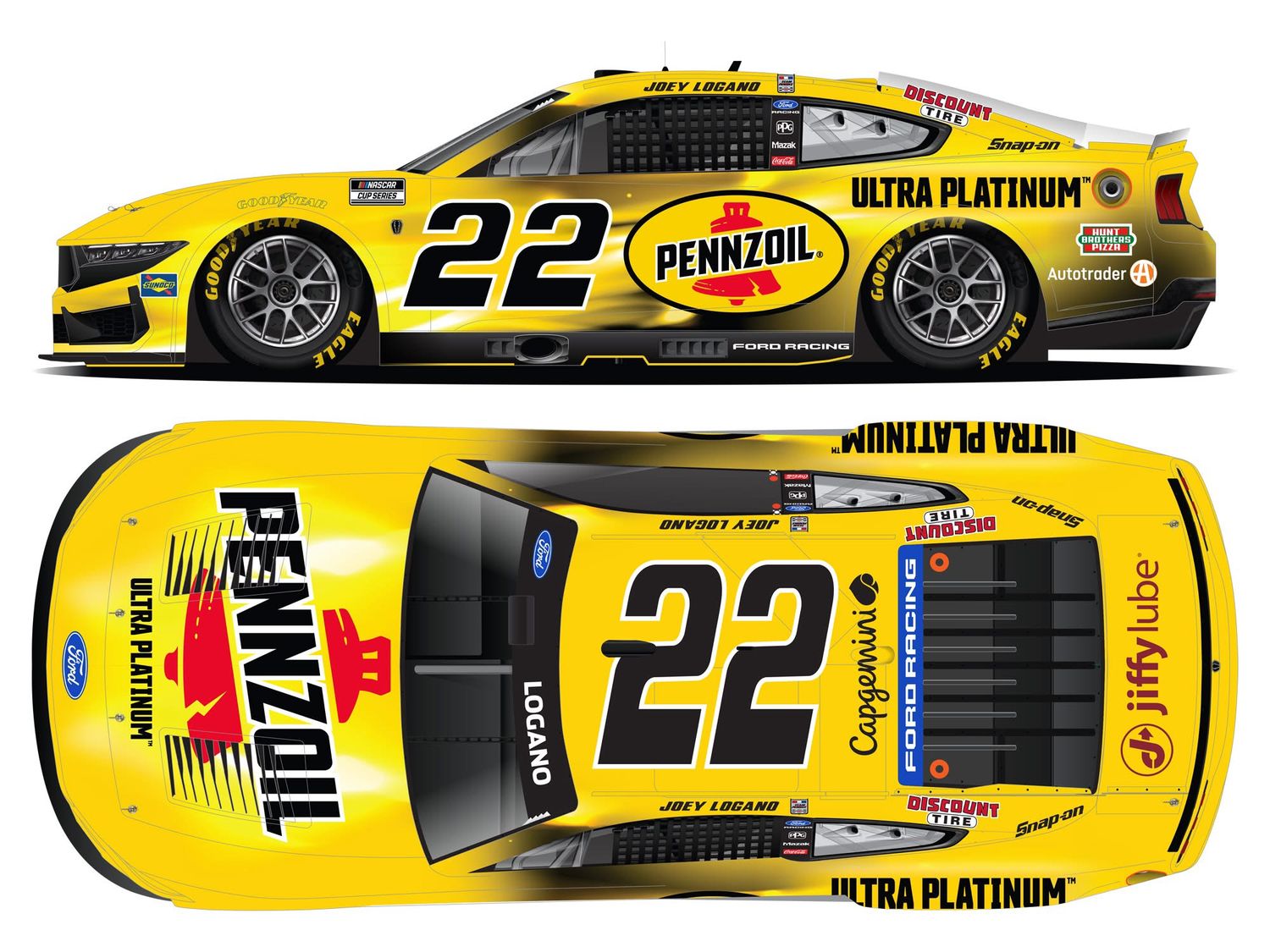 PRE-ORDER - Joey Logano 2026 Pennzoil 1:24 Nascar Diecast