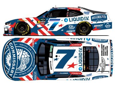 PRE-ORDER - Justin Allgaier 2026 Hellmann's/Liquid I.V. DeCa 1:24 Nascar Diecast - FOIL NUMBER CAR - O'Reilly Auto Parts Series