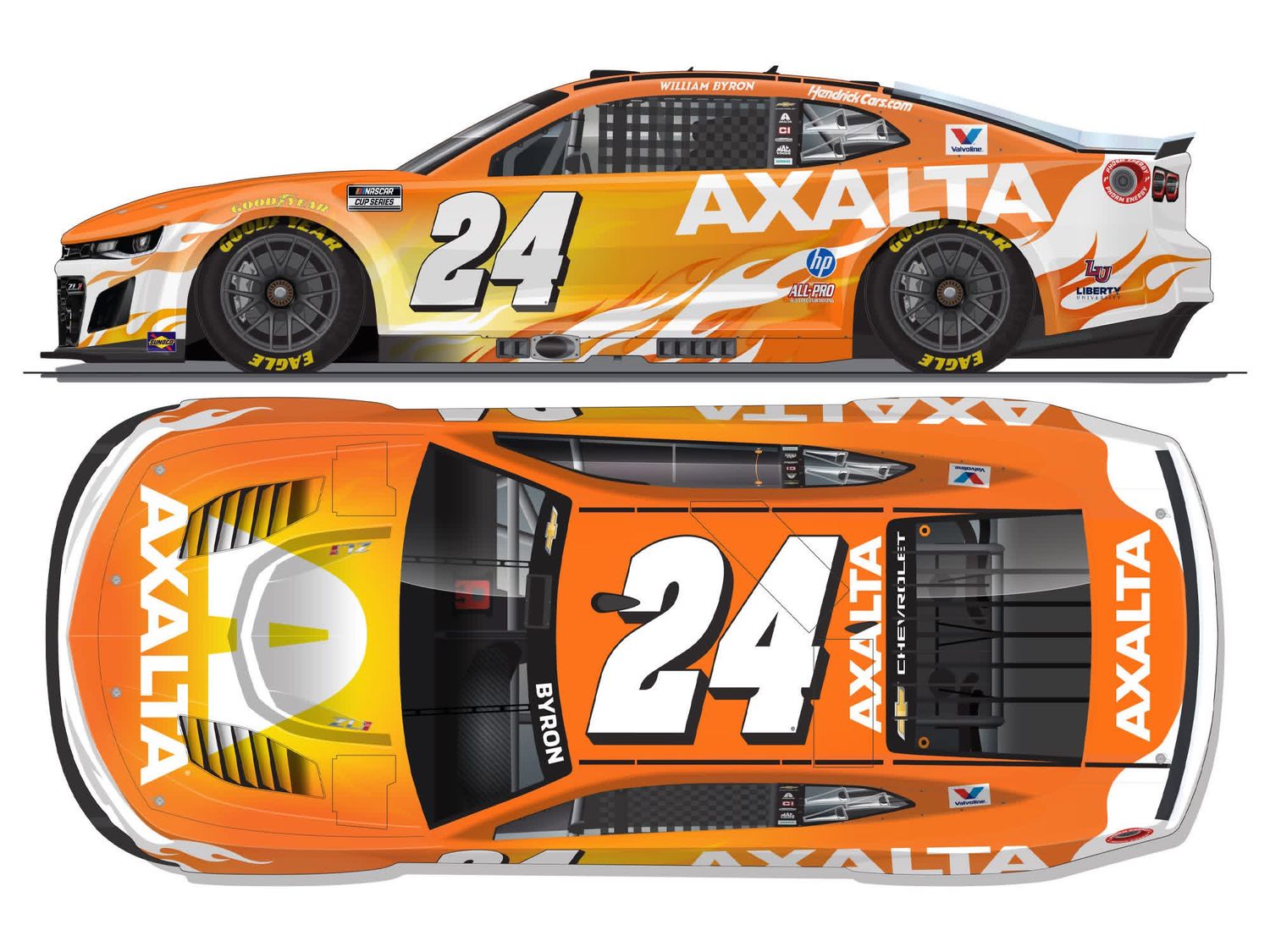 PRE-ORDER - William Byron 2026 Axalta Color of the Year 1:24 Nascar Diecast
