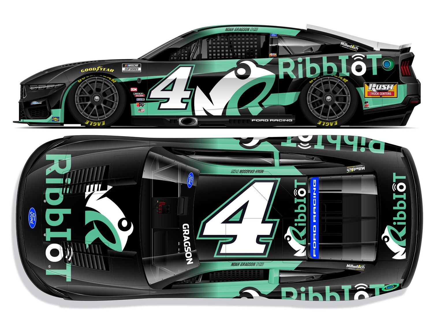 PRE-ORDER - Noah Gragson 2026 Ribbiot 1:24 Elite Nascar Diecast