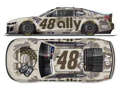 PRE-ORDER - Alex Bowman 2026 Ally Patriotic 1:24 Elite Nascar Diecast