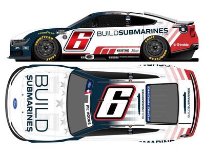PRE-ORDER - Brad Keselowski 2026 Buildsubmarines.com Salutes 1:24 Elite FOIL Numbers Nascar Diecast