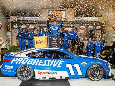 PRE-ORDER - Denny Hamlin 2026 Progressive Nashville 5/31/26 Race Win 1:24 Elite Nascar Diecast