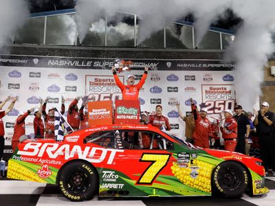 PRE-ORDER - Justin Allgaier Autographed 2026 Brandt Nashville 5/30/26 Race Win 1:24 Nascar Diecast - O'Reilly Auto Parts Series