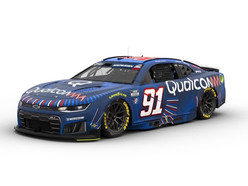 PRE-ORDER - Kevin Magnussen 2026 91 Qualcomm 1:24 Nascar Diecast