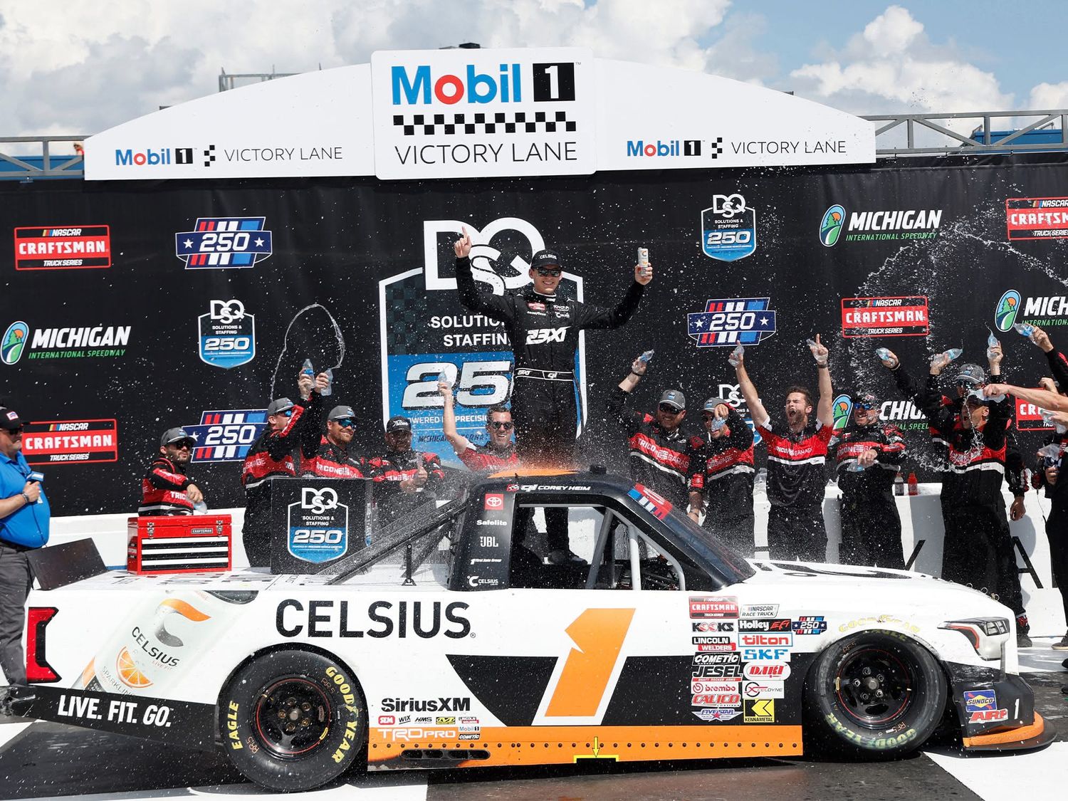 PRE-ORDER - Corey Heim 2026 Celsius Michigan 6/6/26 Race Win 1:24 Nascar Diecast - Truck Series
