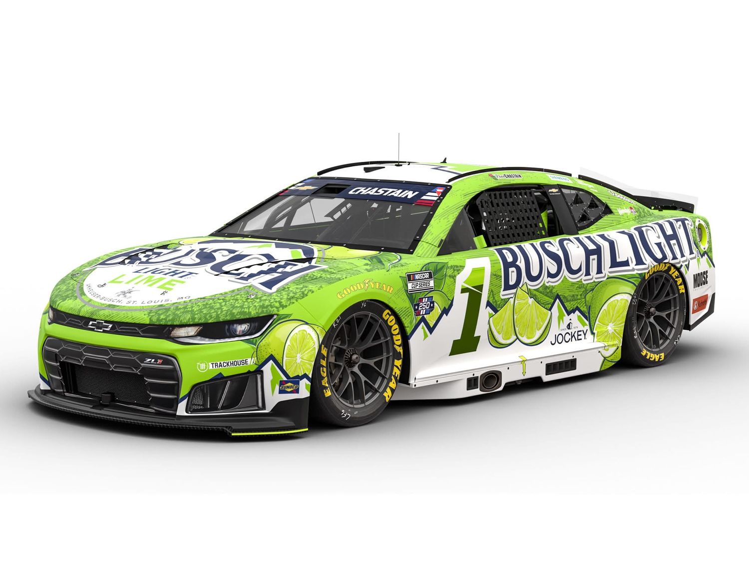 PRE-ORDER - Ross Chastain 2026 Busch Light Lime 1:24 FOIL Numbers Nascar Diecast