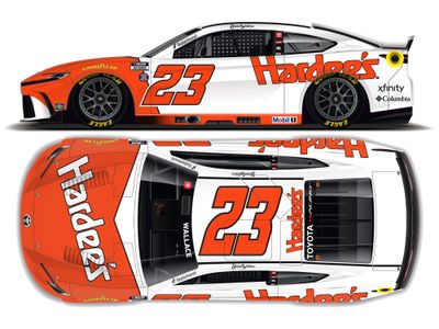 PRE-ORDER - Bubba Wallace 2026 Hardee's Flashback 1:24 Elite Nascar Diecast