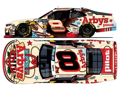 PRE-ORDER - Sammy Smith Autographed 2026 Arby's Patriotic 1:24 Nascar Diecast - FOIL NUMBER CAR - O'Reilly Auto Parts Series