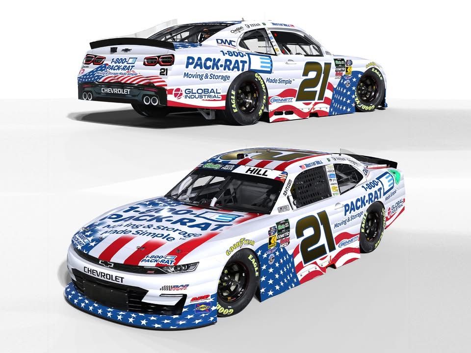 PRE-ORDER - Austin Hill 2026 Pack-Rat Moving &amp; Storage 1:24 Nascar Diecast - O'Reilly Auto Parts Series