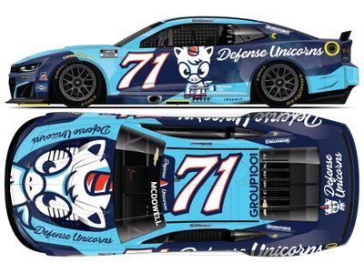 PRE-ORDER - Michael McDowell 2026 Defense Unicorns 1:24 Nascar Diecast