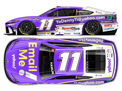 PRE-ORDER - DENNY HAMLIN 2026 YAHOO! EMAIL ME 1:24 DIECAST