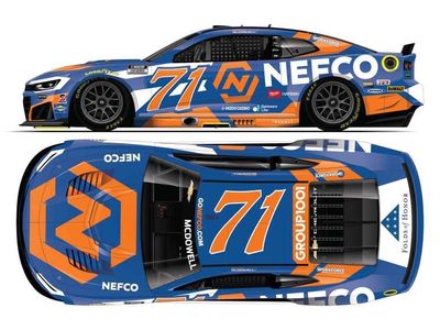 PRE-ORDER - Michael McDowell 2026 NEFCO 1:24 Nascar Diecast