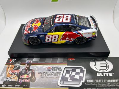Shane Van Gisbergen 2025 Red Bull / Sonoma 7/13/25 Race Win 1:24 Elite Liquid Color Nascar Diecast