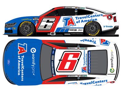PRE-ORDER - Brad Keselowski 2026 TravelCenters Of America 1:24 Elite FOIL Numbers Nascar Diecast
