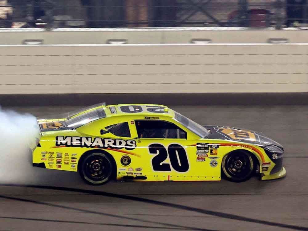 PRE-ORDER - Brandon Jones 2026 Menards/M-D Building Products Chicagoland 7/4/26 Race Win 1:24 Nascar Diecast - O'Reilly Auto Parts Series