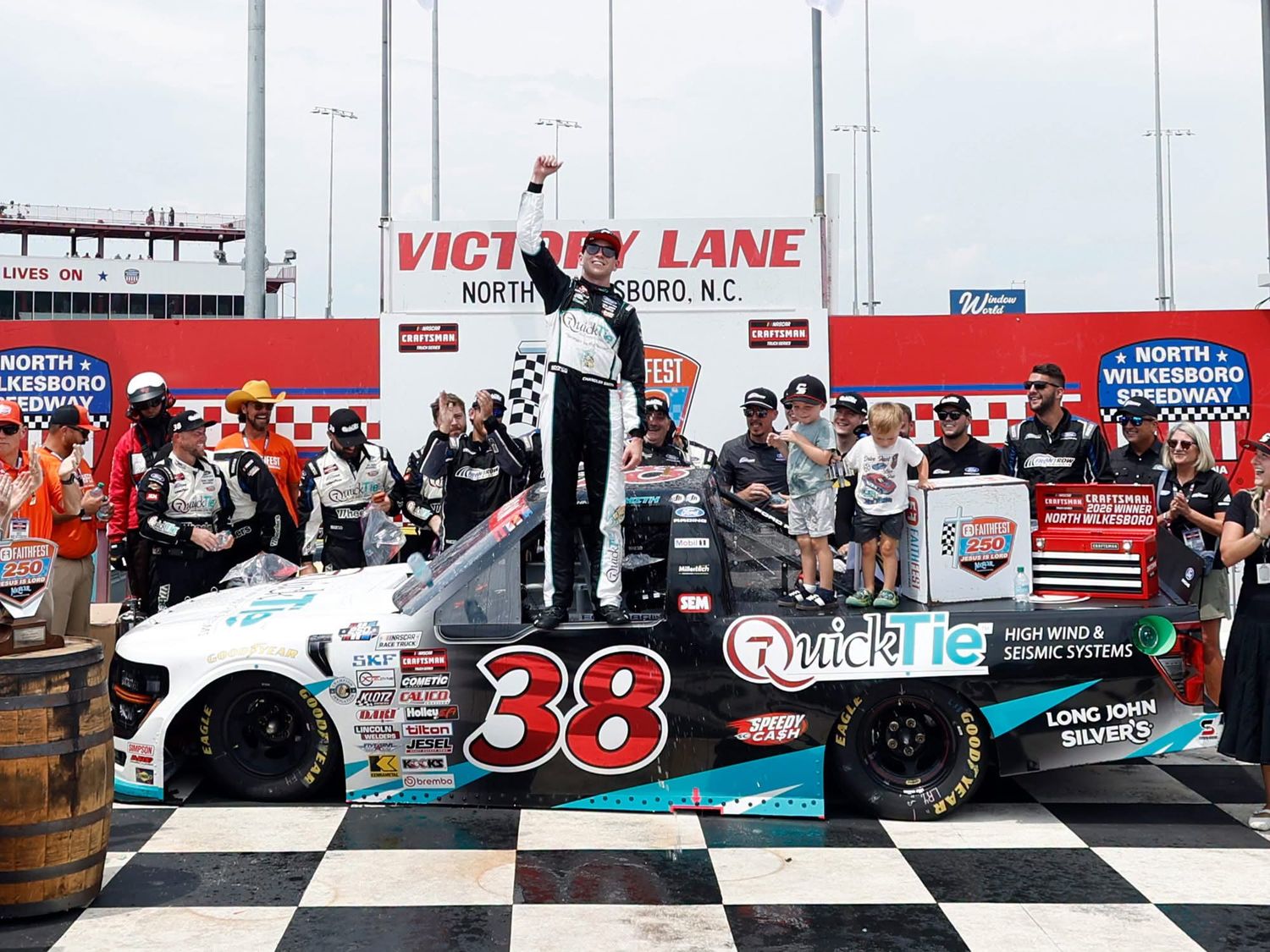 PRE-ORDER - Chandler Smith 2026 QuickTie North Wilkesboro 7.18.26 Race Win 1:24 Nascar Diecast