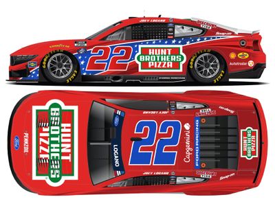PRE-ORDER - Joey Logano 2026 Hunt Brothers Pizza Red 1:24 Elite Nascar Diecast