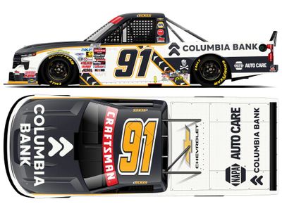 PRE-ORDER - Christian Eckes 2026 Columbia Bank Patriotic 1:24 Nascar Diecast - Truck Series