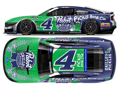 PRE-ORDER - Noah Gragson 2026 Grillo's Pickles/Pabst Blue Ribbon 1:24 Nascar Diecast [Lionel Racing]