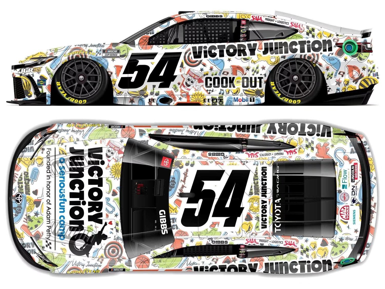 PRE-ORDER - Ty Gibbs 2026 Victory Junction 1:24 Nascar Diecast