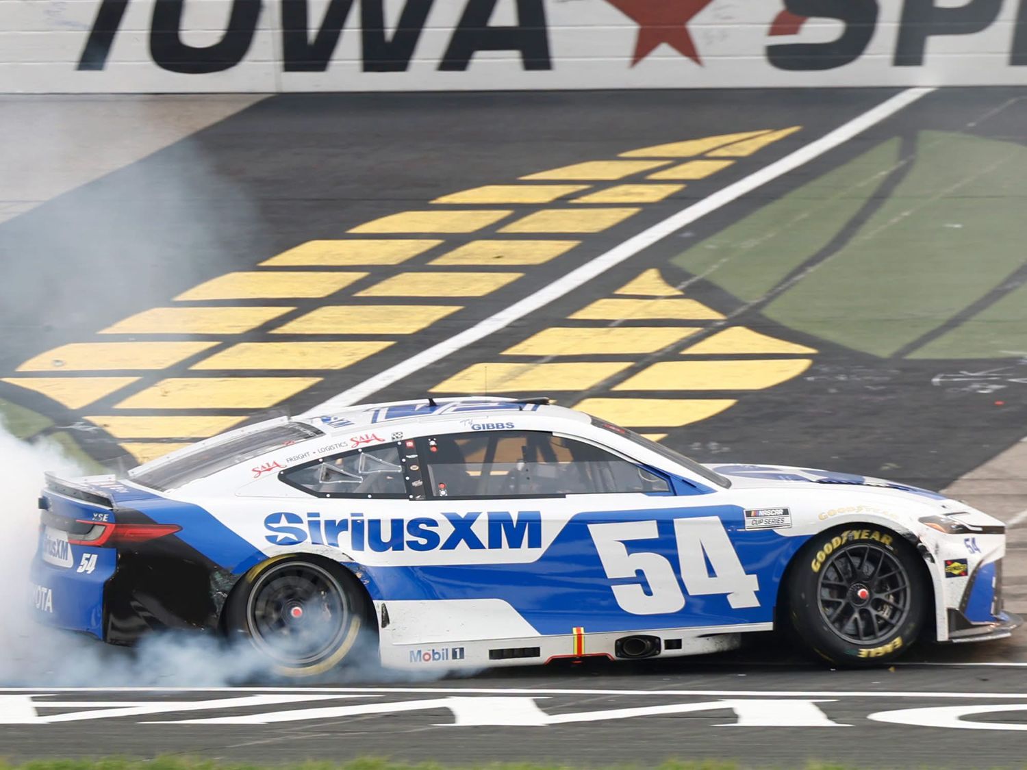 PRE-ORDER - Ty Gibbs 2026 Sirius XM Iowa 8/9/26 Race Win 1:24 Elite Nascar Diecast