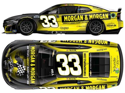 PRE-ORDER - Austin Hill 2026 Morgan &amp; Morgan 1:24 Nascar Diecast