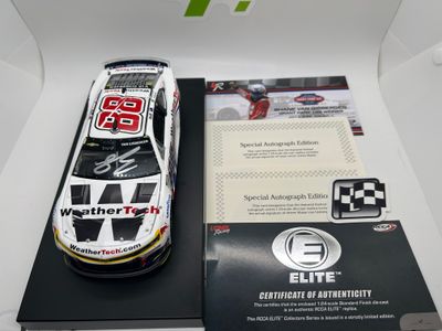 Shane Van Gisbergen Dual Autographed 2025 Weathertech Chicago 7/6/25 Race Win 1:24 Elite Nascar Diecast