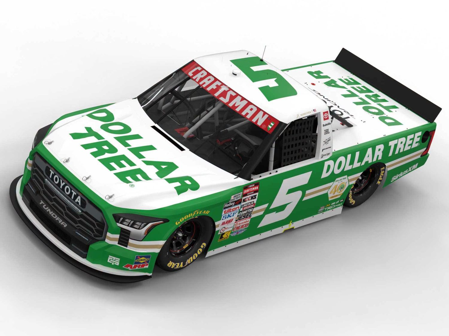 PRE-ORDER - John Hunter Nemechek 2026 Dollar Tree 1:24 Nascar Diecast - Truck Series