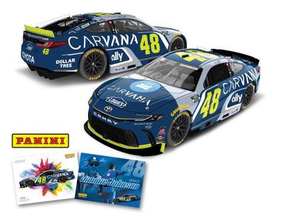 PRE-ORDER - Jimmie Johnson 2027 Carvana / Lowe's 1:24 w/Panini Card Nascar Diecast