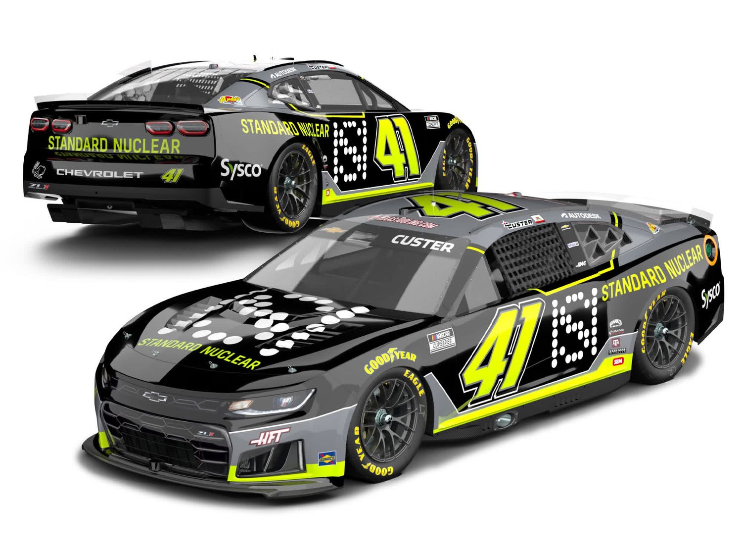 PRE-ORDER - Cole Custer 2026 Standard Nuclear 1:24 Nascar Diecast