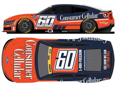 PRE-ORDER - Ryan Preece 2026 Consumer Cellular 1:24 FOIL Numbers Nascar Diecast