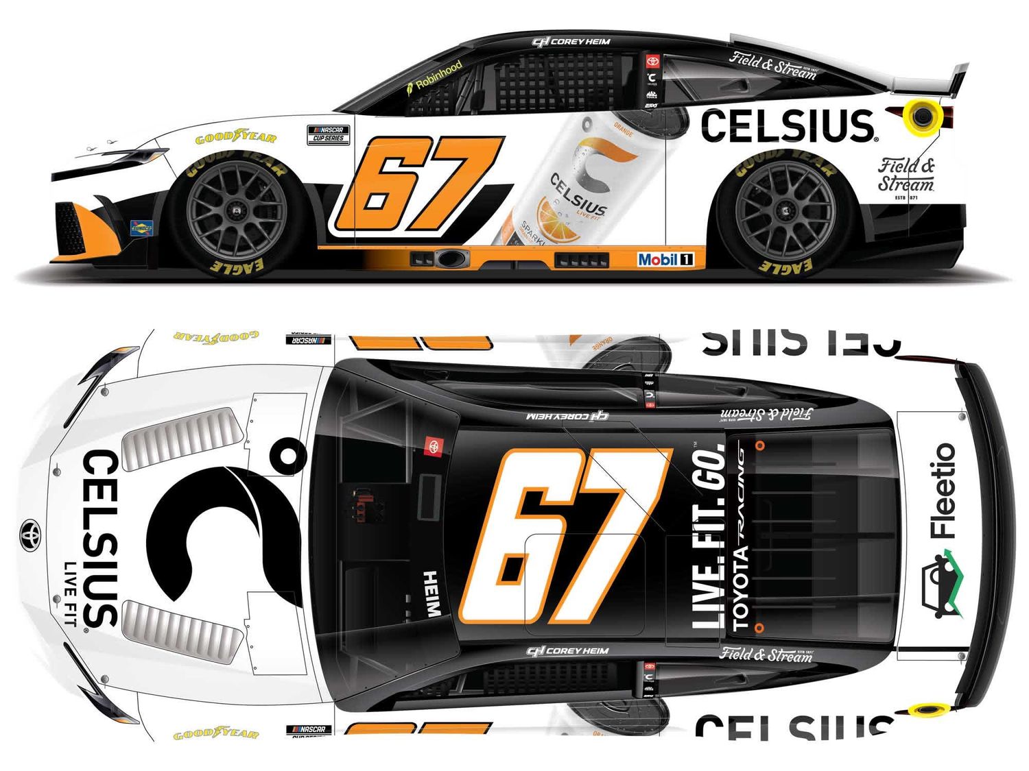 PRE-ORDER - Corey Heim 2026 Celsius 1:24 Nascar Diecast