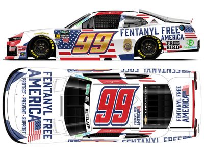 PRE-ORDER - Parker Retzlaff Autographed 2026 Fentanyl Free America 1:24 Nascar Diecast