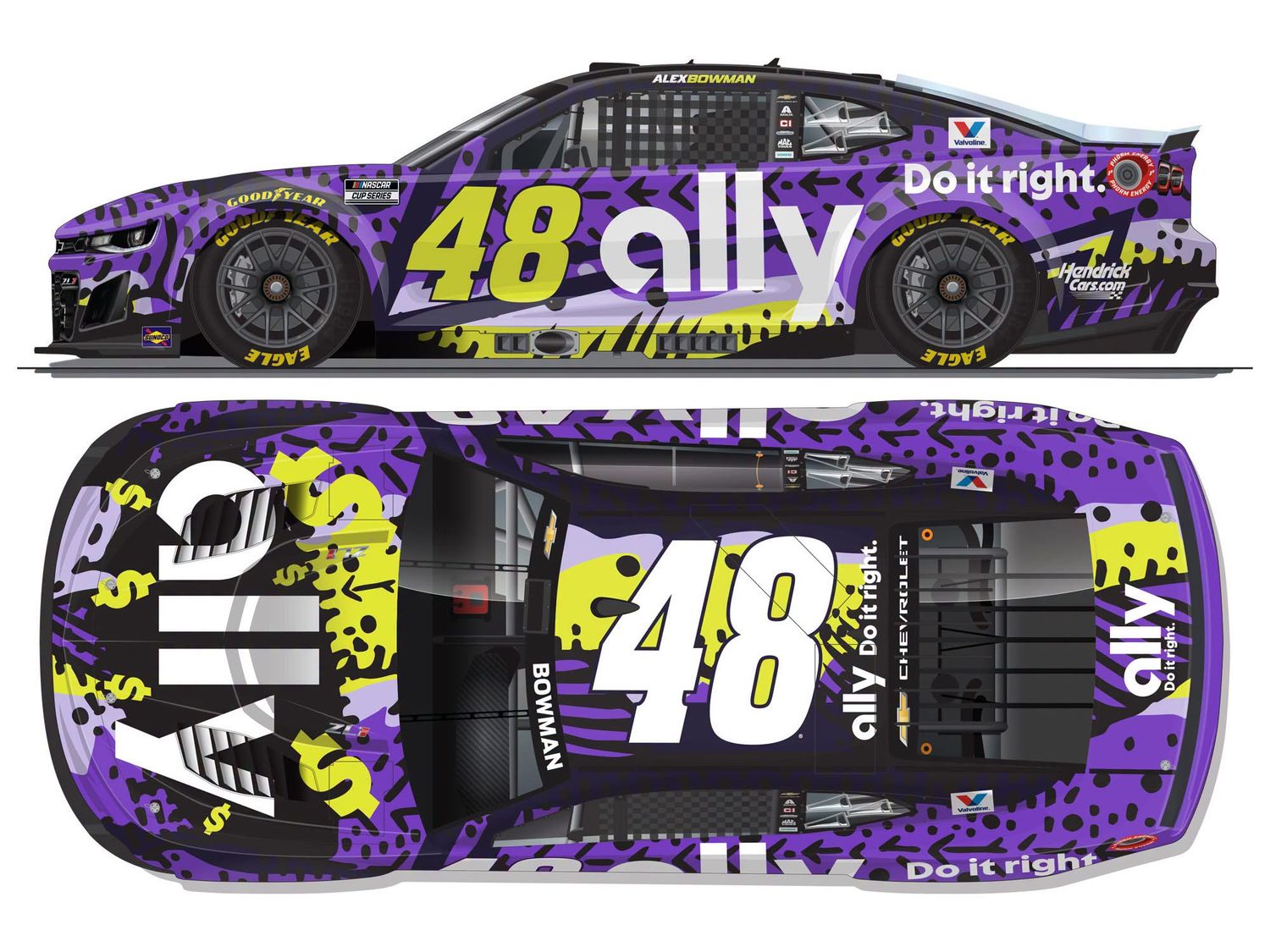 PRE-ORDER - Alex Bowman 2026 Ally Fan Vote 1:24 Nascar Diecast