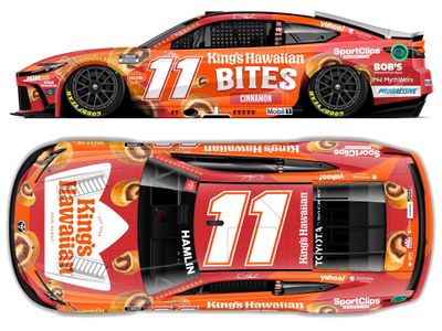 PRE-ORDER - Denny Hamlin 2026 King's Hawaiian Cinnamon Bites 1:24 Nascar Diecast