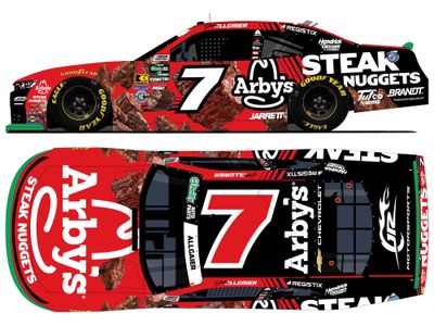 PRE-ORDER - Justin Allgaier Autographed 2026 Arby's Steak Nuggets 1:24 Nascar Diecast - O'Reilly Auto Parts Series
