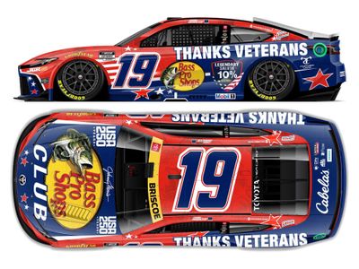 PRE-ORDER - Chase Briscoe 2026 Bass Pro Shops Thanks Veterans 1:24 Nascar Diecast