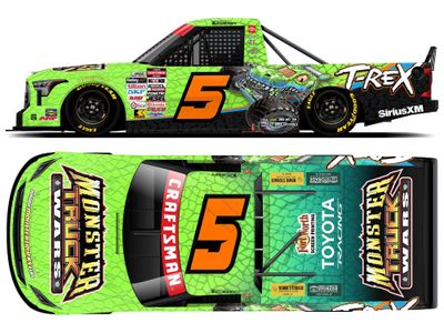 PRE-ORDER - Bayley Currey 2026 Monster Truck Wars T-Rex 1:24 Nascar Diecast - Truck Series